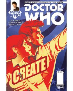 DOCTOR WHO 10TH #5 REG GLASS 2014
