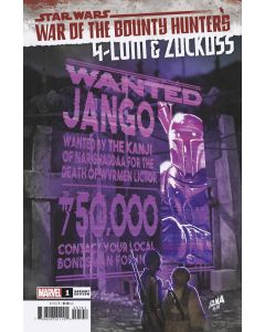 STAR WARS WAR BOUNTY HUNTERS 4-LOM ZUCKUSS #1 WANTED VAR 2021