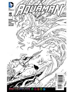 AQUAMAN 2016 #48 ADULT COLORING BOOK VAR ED