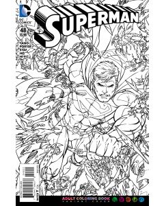 SUPERMAN #48 ADULT COLORING BOOK VAR ED