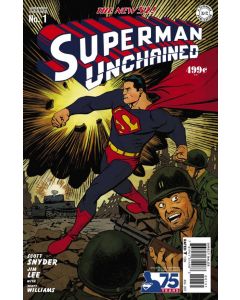 SUPERMAN UNCHAINED 2013 #1 75TH ANNIV VAR ED GOLDEN AGE