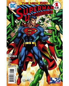 SUPERMAN UNCHAINED 2013 #1 75TH ANNIV VAR ED BRONZE AGE