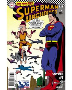 SUPERMAN UNCHAINED #3 75TH ANNIV VAR ED SILVER AGE  BOLLAND VAR