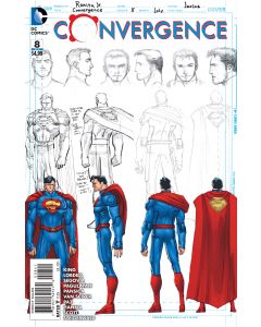 CONVERGENCE 2015 #8 SUPERMAN SKETCH VAR ED (NOTE PRICE) 