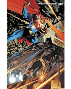BATMAN SUPERMAN 2020 #7 CARD STOCK ANDY KUBERT VAR ED