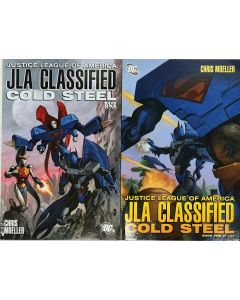 JUSTICE LEAGUE OF AMERICA JLA CLASSIFIED COLD STEEL 1-2 SET