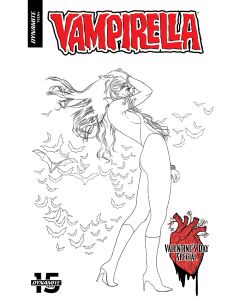 VAMPIRELLA VALENTINES DAY SPECIAL #1 10 COPY GUNDUZ B&W INCV