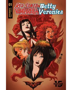 RED SONJA VAMPIRELLA BETTY VERONICA #1 CVR B FRANCAVILLA 2019
