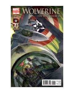 WOLVERINE BEST THERE IS #7 I AM CAPTAIN AMERICA VAR