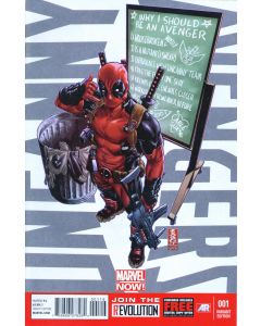 UNCANNY AVENGERS #1 DEADPOOL CALL ME MAYBE VAR NOW