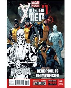 ALL NEW X-MEN #1 DEADPOOL IS UNIMPRESSED BLACK & WHITE VARIANT (All New X-Men)