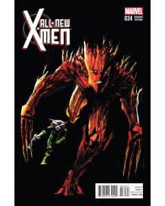 ALL NEW X-MEN #34 ROCKET RACCOON AND GROOT JOCK VAR