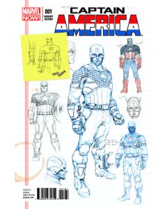 CAPTAIN AMERICA #1 DESIGN OPENA VAR NOW 2012