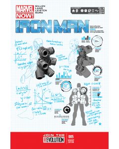 IRON MAN #5 PAGULAYAN DESIGN VAR NOW