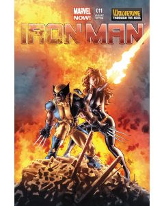 IRON MAN #11 WOLVERINE COSTUME DEODATO VAR NOW