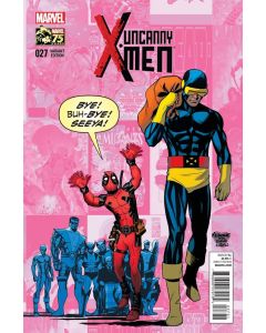 UNCANNY X-MEN #27 DEADPOOL 75TH ANNIV MCKONE VAR