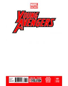 YOUNG AVENGERS #1 BLANK VAR NOW