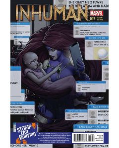 INHUMAN #7 STOMP OUT BULLYING CHRISTOPHER VAR