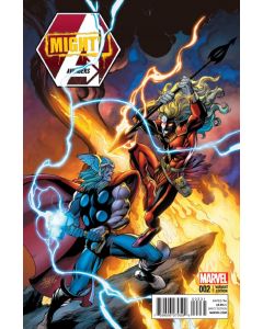 MIGHTY AVENGERS #2 THOR BATTLE BAGLEY VAR INF