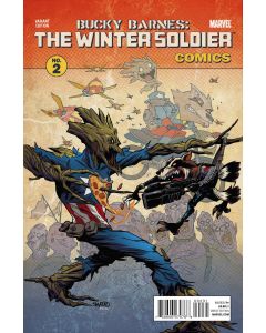 BUCKY BARNES WINTER SOLDIER #2 ROCKET RACCOON AND GROOT VAR 2014