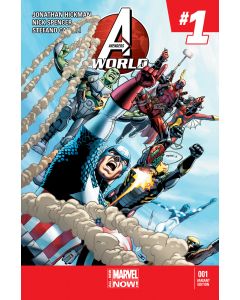  AVENGERS WORLD #1 BARBERI DEADPOOL VAR 2014