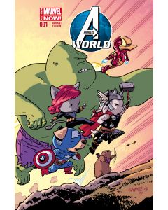 AVENGERS WORLD #1 SAMNEE ANIMAL VAR ANMN MARVEL COMICS 2014