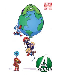 AVENGERS World #1 YOUNG VAR 2014