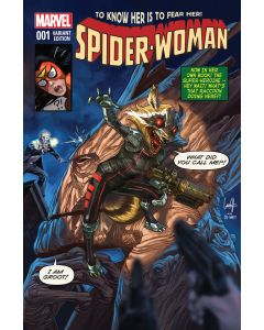 SPIDER-WOMAN #1 RR AND GROOT CHOO VAR SV 2014