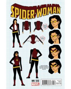 SPIDER-WOMAN #5 ANKA DESIGN VAR 2015
