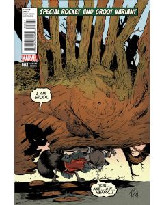 HULK #8 ROCKET RACCOON AND GROOT FOWLER VAR
