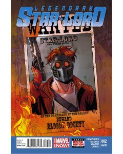 LEGENDARY STAR LORD #2 2ND PTG MEDINA VAR (PP #1145) 2014