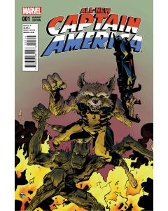 ALL NEW CAPTAIN AMERICA #1 ROCKET RACCOON AND GROOT VAR 2014