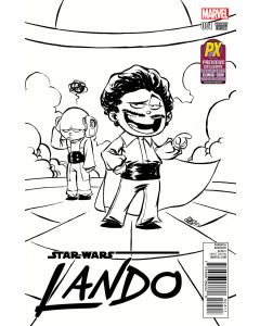 SDCC 2015 STAR WARS LANDO #1 (OF 5) YOUNG B&W VAR 2015