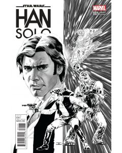 STAR WARS HAN SOLO #1 (OF 5) CASSADAY SKETCH VAR
