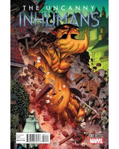 UNCANNY INHUMANS #1 ART ADAMS KIRBY MONSTER VAR