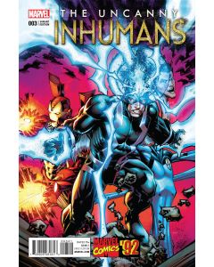 UNCANNY INHUMANS #3 PORTACIO MARVEL 92 VAR