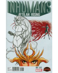 INHUMANS ATTILAN RISING #1 JOHNSON DESIGN VAR SWA 2015