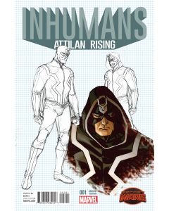INHUMANS ATTILAN RISING #2 JOHNSON DESIGN VAR SWA 2015