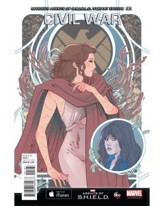 CIVIL WAR #1 SAUVAGE MAOS VAR SWA 2015