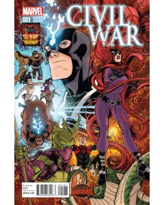 CIVIL WAR #1 INHUMANS 50TH ANNIV VAR SWA 2015