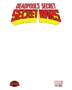 DEADPOOLS SECRET SECRET WARS #1 (OF 4) BLANK VAR SWA 2015