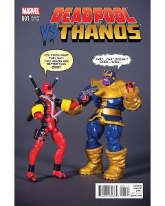 DEADPOOL VS THANOS #1 (OF 4) ACTION FIGURE VAR