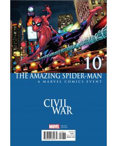 AMAZING SPIDER-MAN #10 PERKINS CIVIL WAR VAR 2016