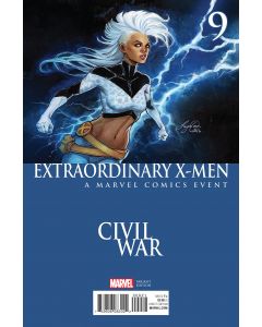 EXTRAORDINARY X-MEN #9 OUM CIVIL WAR VAR AW