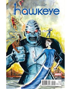 ALL NEW HAWKEYE #1 LIMIRE KIRBY MONSTER VAR