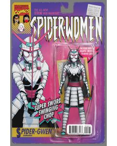 SPIDER-GWEN #8 CHRISTOPHER ACTION FIGURE VAR SWO 2016