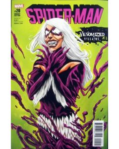 SPIDER-MAN #20 VENOMIZED BLACK CAT VAR 2017