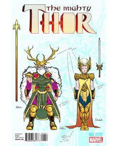 MIGHTY THOR #2 DAUTERMAN DESIGN VAR 2015