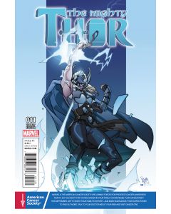 MIGHTY THOR #11 FERRY PRSTE CNCR AWARE VAR 2016