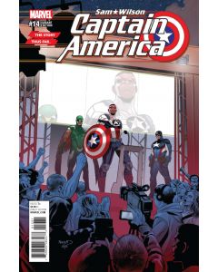 CAPTAIN AMERICA SAM WILSON #14 STORY THUS FAR VAR NOW 2016